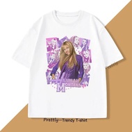 Hannah Montana Print T Shirt Oversized T-shirt Women Men Short Sleeve Casual Tee Shirt Streetwear