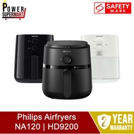 Philips NA120, HD9200/91, HD9200/11 Air Fryer with Rapid Air Technology, Temperature Control, and No