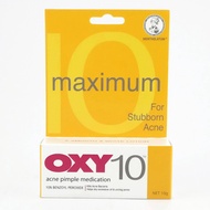 OXY 10% MAXIMUM ACNE PIMPLE MEDICATION 10G