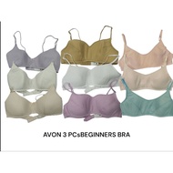 AVON 3 PCS BEGINNERS BRA