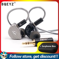 BQEYZ BQ10 Wired Earphone Add Faaeal Portable PU Square Storage Box Noise Canceling Sports Running G