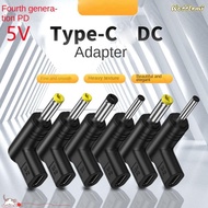 WATTLEMI USB C PD to DC Power Connector, 5V 9V 12V Universal Type C to DC Jack Plug, Type-C PD Conve
