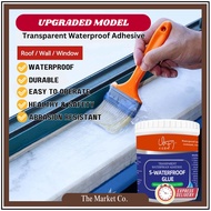 Transparent Waterproof Glue w/ 300G/1KG Leaking Repair Paint Bathroom Coating Waterproofing Paint Se