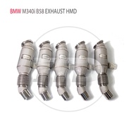 HMD Exhaust Manifold High Flow Downpipe for BMW M340i B58 3.0T Car Accessories With Catalytic Conver