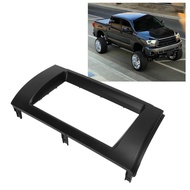2DIN Car Dash Installation Fascia Kit ABS Navigation Panel Frame Replacement for Sequoia Tundra 08‑1
