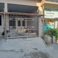 pagar rumah stainless steel/ pagar rumah minimalis