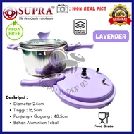 Presto 8 Liter SUPRA/Panci Presto SUPRA 8ltr + Tutup Kaca