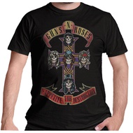 2024 waffle gift for friends Guns N Roses T Shirt Appetite For Destruction Tee Black New &amp; Official xs-3xl  