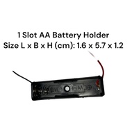 AA AAA Size 1/2/3/4 Slot Battery Holder Case Box