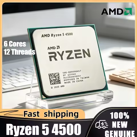 AMD Ryzen 5 4500 in stock no fan PCIe 3.0 6 Cores 12 Threads 4.1GHz Max Boost 100% Brand New OEM Des