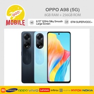 Oppo A98 5G (256GB ROM + 8GB RAM) 64MP AI Camera 40x Microlens, 5000mAh Large Battery 67W SUPERVOOCTM , 6.72" 120Hz Silky Smooth Large Screen, Android 13, ColorOS 13 - Processor Snapdragon 695 5G -1 year warranty by Oppo Malaysia