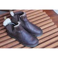 CHELSEA Shoes cool genuine leather boots "Dr.Martens" genuine leather upper sturdy outsole. size 39,