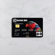 [FAKE] BRI JCB PLATINUM - Card Cover Skin Sticker - PLIATA ATM Card Sticker, E-Money, E-Toll