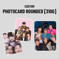 [310g Rounded] Photocard Custom Size 9x6 Custom Photo KPOP BTS BLACKPINK