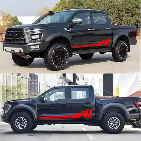 2PCS Car Door Side Stickers For Nissan Navara NP300 D21 D22 D23 D40 Accessories Tuning PIckup OFF RO