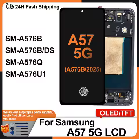 6.7" OLED For Samsung Galaxy A57 5G LCD SM-A576B Display Touch Screen Digitizer For Samsung A57 LCD