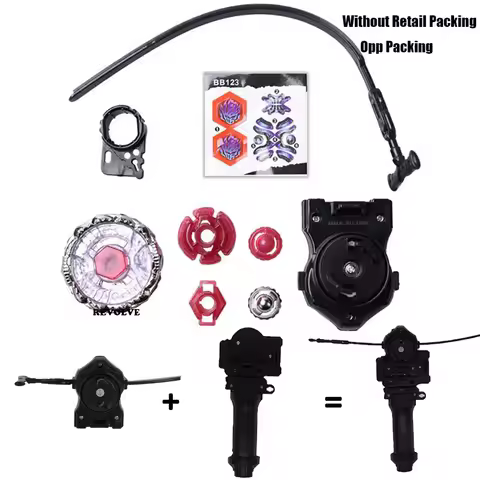 B-X TOUPIE BURST BEYBLADE storm capricorn METAL FUSION BB-123 4D Fusion Hades AD145SWD with grip + b