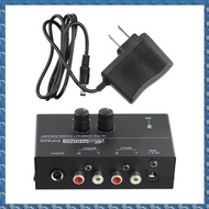 (CSID) Ultra-Compact Phono Preamp PP500 with Bass Treble Balance Volume Adjustment Pre-Amp Turntable