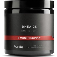 Toniiq Ultra High Strength DHEA 25 mg. 180 Capsules
