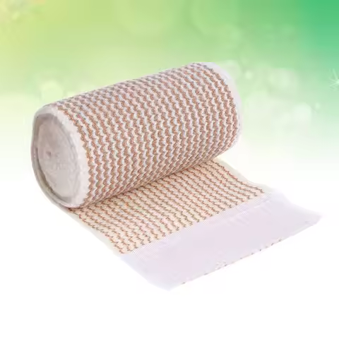 1 Roll Slimming Cotton Elastic Bandage Compression Wrap 7.5cm 4.5m Breathable Self-Adhesive Fitness 