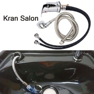 1 Set Hot Cold Salon Faucet Salon Shampoo Bed Faucet Hot Cold Salon Faucet Shower Salon Stainless Sh