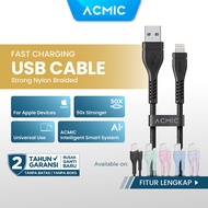 ACMIC Braided Line Kabel Data Charger 100cm Fast Charging Cable