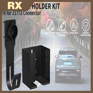 EV Charger Holder Wall Mount Kit EV Charger Holster Dock For SAE J1772 Connector J-Hook EV Charger C