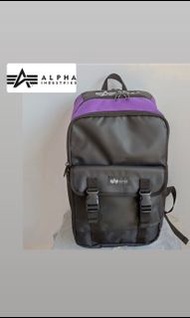 日本預訂 alpha industries logo 拼色 防水料30L 揹包