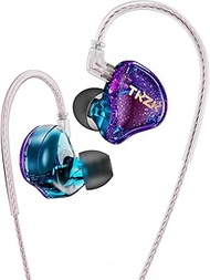 Yinyoo TKZK TK01 Earphones, Wired Earphones, 0.4 inch (10 mm) Dynamic In-Ear Monitor, In-Ear Monitor