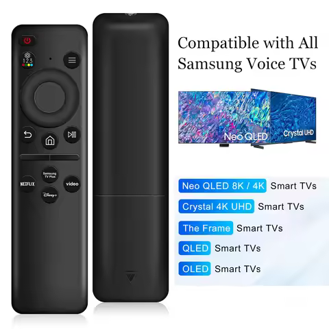 IR Remote Control for Samsung Smart TVs, Replacement Remote Control for Samsung Neo QLED 8K/4K Smart