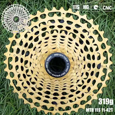 SROAD 11S 11-42T 11 Speed MTB Bicycle Cassette Steel CNC Made Freewheel 11v K7 Fits HG Hub Super Lig