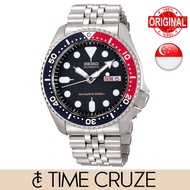 [Time Cruze] Seiko Automatic Divers 200M Analog Stainless Steel Blue Red Bezel Men Watch SKX009K2 SKX009K SKX009