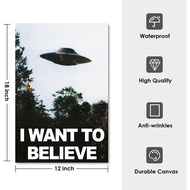 The X Files I Want To Believe Poster-I Want To Believe Posters-X Files I Want To Believe UFO Posters