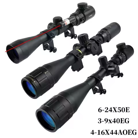 3-9x40EG 4-16X44AOEG 6-24X50E Optical Sight Hunting Outdoor Shooting Scope Telescope Airsoft Rifle S