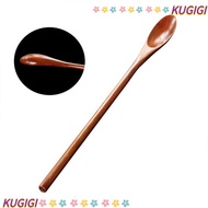 KUGIGI Wooden Spoon Tableware Rice Soup Home Living Kids Spoon Japanese Honey Tea Scoops
