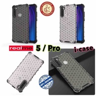 Realme 5 - Realme 5 Pro Soft Case Honeycomb Armor Casing Cover Realme5
