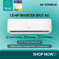 Hisense Inverter Split 1.5HP Aircon AS12TR5RCB