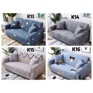 Free Pillow Case L Shape High quality milk silk non-slip sofa protective Cover 1/2/3/4 Seater