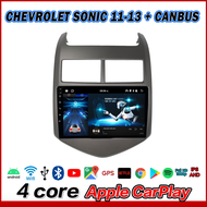 AO CHEVROLET SONIC 2011-2013 จอ Andriod จอตรงรุ่น 2DIN IPS YOUTUBE WIFI GPS MP4 MP3 Apple Carplay พร้อมจอandroid ขนาดหน้าจอ 9 นิ้ว พร้อมชุดสายไฟตรงรุ่น + CANBUS(พร้อมส่ง)