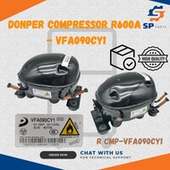 Original Replacement for Refrigerators & Freezers | DONPER VFA090CY1 Compressor | Inverter | R600a |