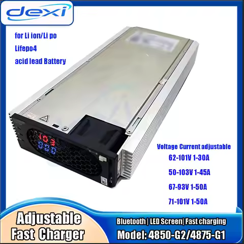 0A-50A 0-103V Voltage Adjustable Charger 4850 Lithium Battery ion Lifepo4 12V 24V 48V 72V 84V 96V 10