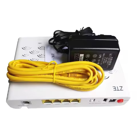 ZTE F660 GPON V6.0 version ONT 1GE+3FE+1POTS+USB+WIFI FTTH Optical Network Terminal English Version 