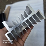 3u 35cm white aluminum build upheatsink pc fan