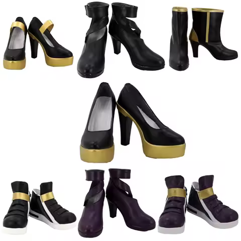 Game LOL KDA Kaisa Akali Evelynn Ahri Cosplay Boots Shoes Custom Made Any Size