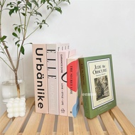 ins style simulation decoration fake book Nordic style homestay model room living room home accessor