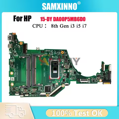 DA00P5MB6D0 For HP 15S-FQ 15-DY 15T-DY Laptop Motherboard L63559-601 With i3 i5 i7 8th Gen CPU 100% 