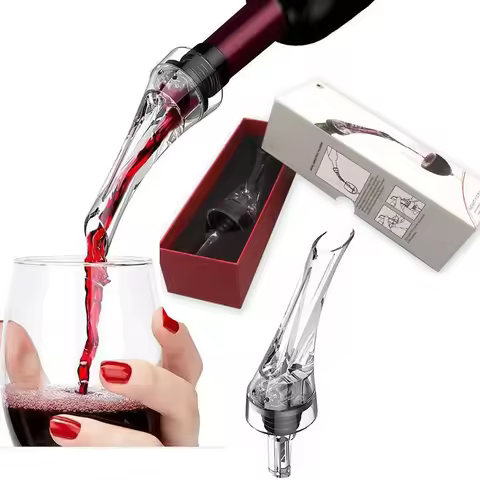 Wine Aerating Pourer Spout Decanter Magic Wine Decanter Wine Aerator Quick Aerating Pouring Tool Pum