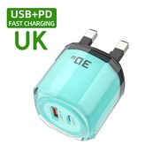 GUUGEI UK Charger 12W USB Type C Wall Charger 5V 2A Power Adapter Travel Phone Charger