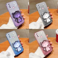 Casing For Vivo Y17 Case Vivo Y11 Case Vivo Y12 Y15 Case Vivo Y02 Case Vivo Y20 Case Vivo Y21 Y93 Case Vivo Y91C Y15S Case Vivo Y19 Y50 Case Vivo S18 Pro S18E Case Cute Hello Kitty Vanity Mirror Holder Stand Shiny Phone Case Cover Cassing Cases VY