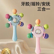 Hand Rattle Teether Baby Toys 0 to 6 Months Over Baby Newborns Can Chew Small Months Age Grip Traini